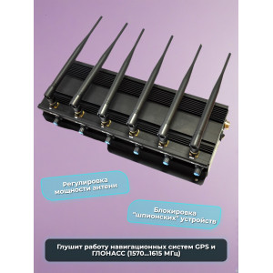 Подавитель сотовых телефонов "Спрут" 4G/GPS
